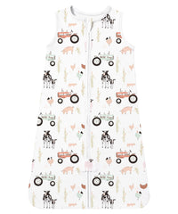 TotAha Light Sleep Sack with 2-way zipper for easy night-time diaper changes.