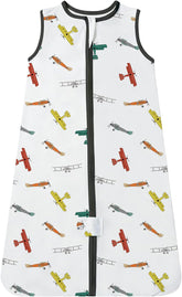 TotAha light sleep sack fabric close-up shows soft jersey-knit for cozy nights.
