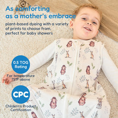 TotAha Toddler Sleep Sack chin guard detail highlights skin-friendly protection