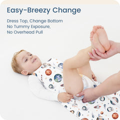 TOTBASIC Sleep Sack hip-fit showcases secure, roomy fit for hip development