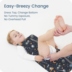 TOTBASIC Space Odyssey lightweight fabric provides TOG 0.5 breathability for warm nights