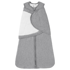 TOTBASIC baby swaddle mix grey closed shows secure wrap for newborn sleep