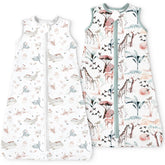 TOTBASIC toddler sleep sack features breathable fabric for summer comfort.
