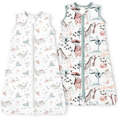 TOTBASIC toddler sleep sack features breathable fabric for summer comfort.