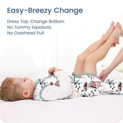 TOTBASIC Toddler Sleep Sack two-way zipper with guard for easy, safe changes.