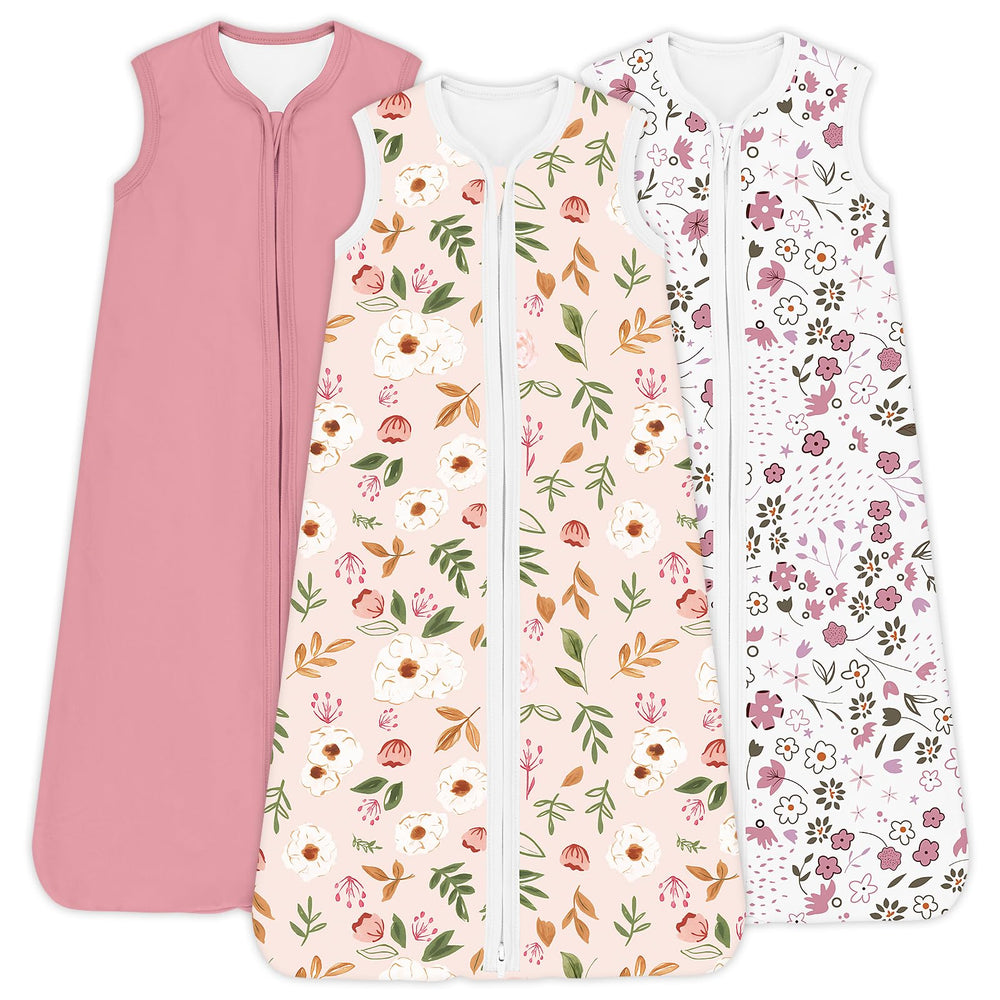 Totchill baby sleep sack 0.5tog close-up shows breathable, gentle-on-skin fabric.