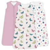 Totchill baby sleep sack 3-pack packshot showing soft, breathable fabric for safe sleep