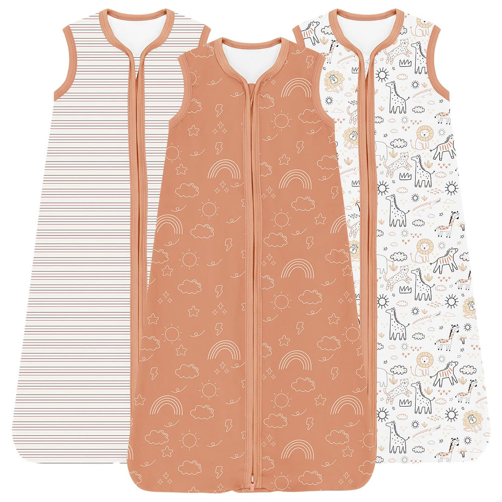 TOTCHILL baby sleep sack bottom-zip enables quick diaper changes overnight.