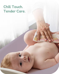 TotChill changing pad cover breathable jersey knit helps regulate temperature for year-round comfort.