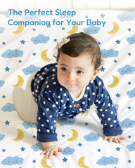 TotChill crib sheet with elastic edge for easy on-off