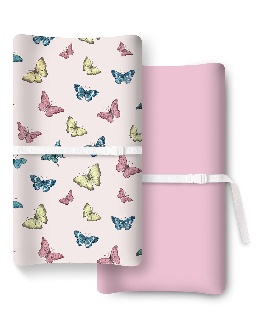 TOTCHILL extra-stretchy cover on baby changing pad for comfy diaper changes