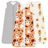 TOTCHILL Frankenstein sleep sack close-up showcases ultra-soft breathable fabric for sensitive skin.