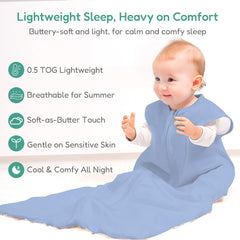 TOTCHILL sleep sack bottom-zip enables quick diaper changes