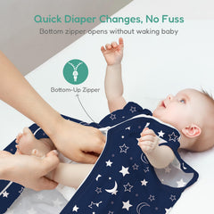TOTCHILL sleep sack ample leg room supports natural kicking