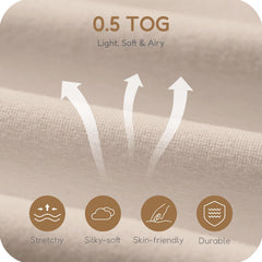 Totchill sleep sack neck and arm openings provide secure warmth and comfortable movement