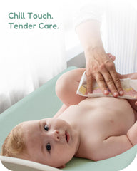 TOTCHILL standard-size changing pad cover fits most tables for easy diapering.