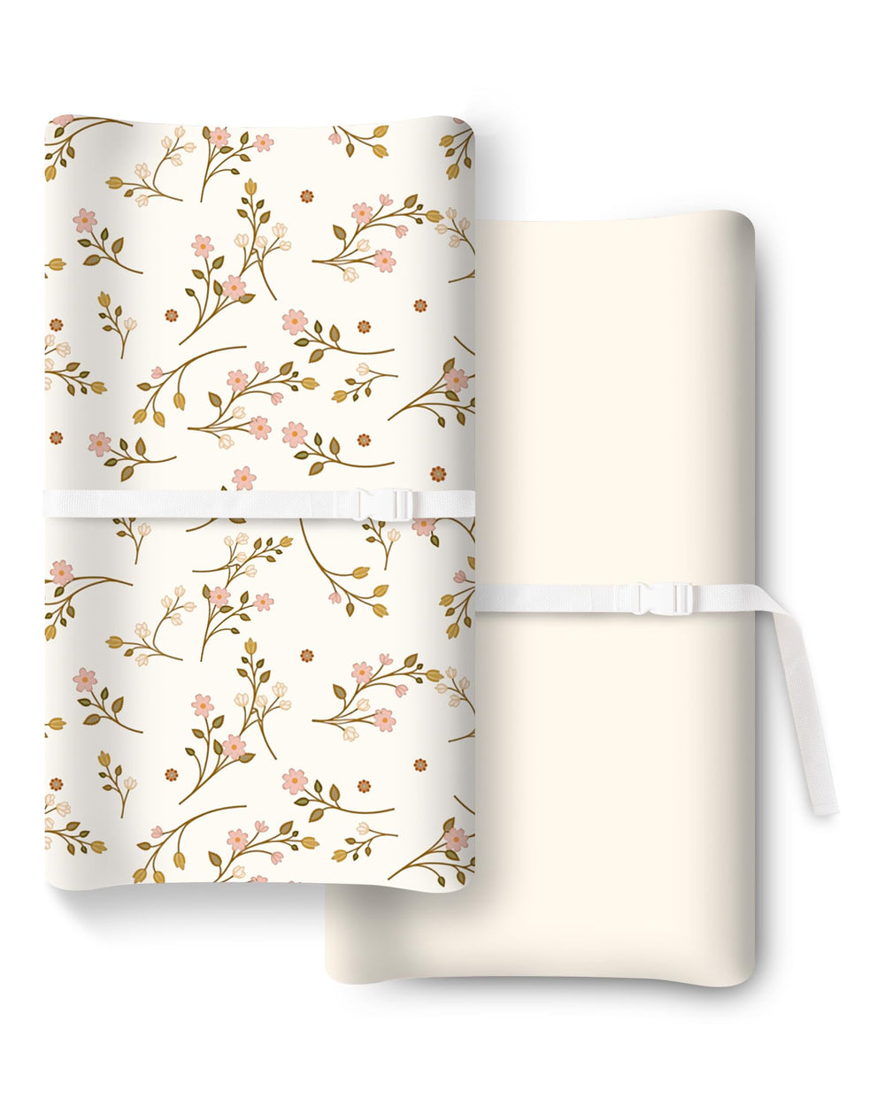TotChill two-color design cover on a changing pad for versatile nursery style and comfort