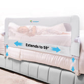 TotCraft FlexGuard rail on a toddler bed for secure sleep