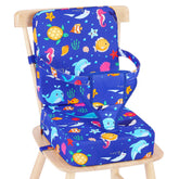 TOTIDYH Toddler Booster Seat backrest for sturdy support during family meals.