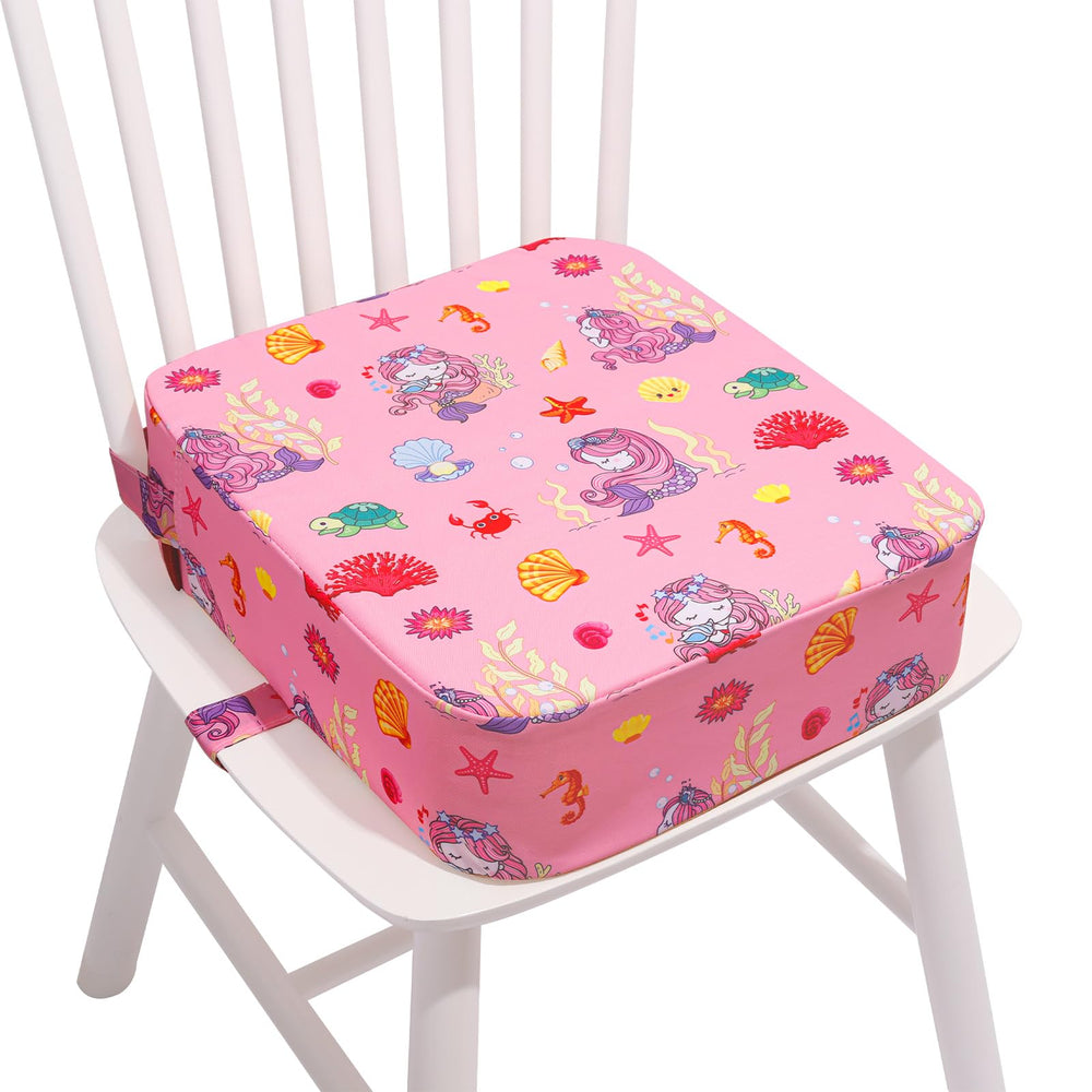 TOTIDYH Toddler Booster Seat on a dining chair for stable, comfortable meals