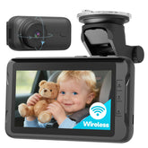 Totsafe wireless baby car monitor setup demonstrates quick, clutter-free installation.