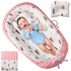 Totsi baby lounger cover in soft cotton for cozy playtime.