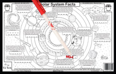 Tot Talk Science Explorer solar system double-sided mats support curious tabletop science discussions.
