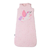 Toucan Baby sleep sack front view with built-in lovey for self-soothing