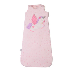 Toucan Baby sleep sack front view with built-in lovey for self-soothing