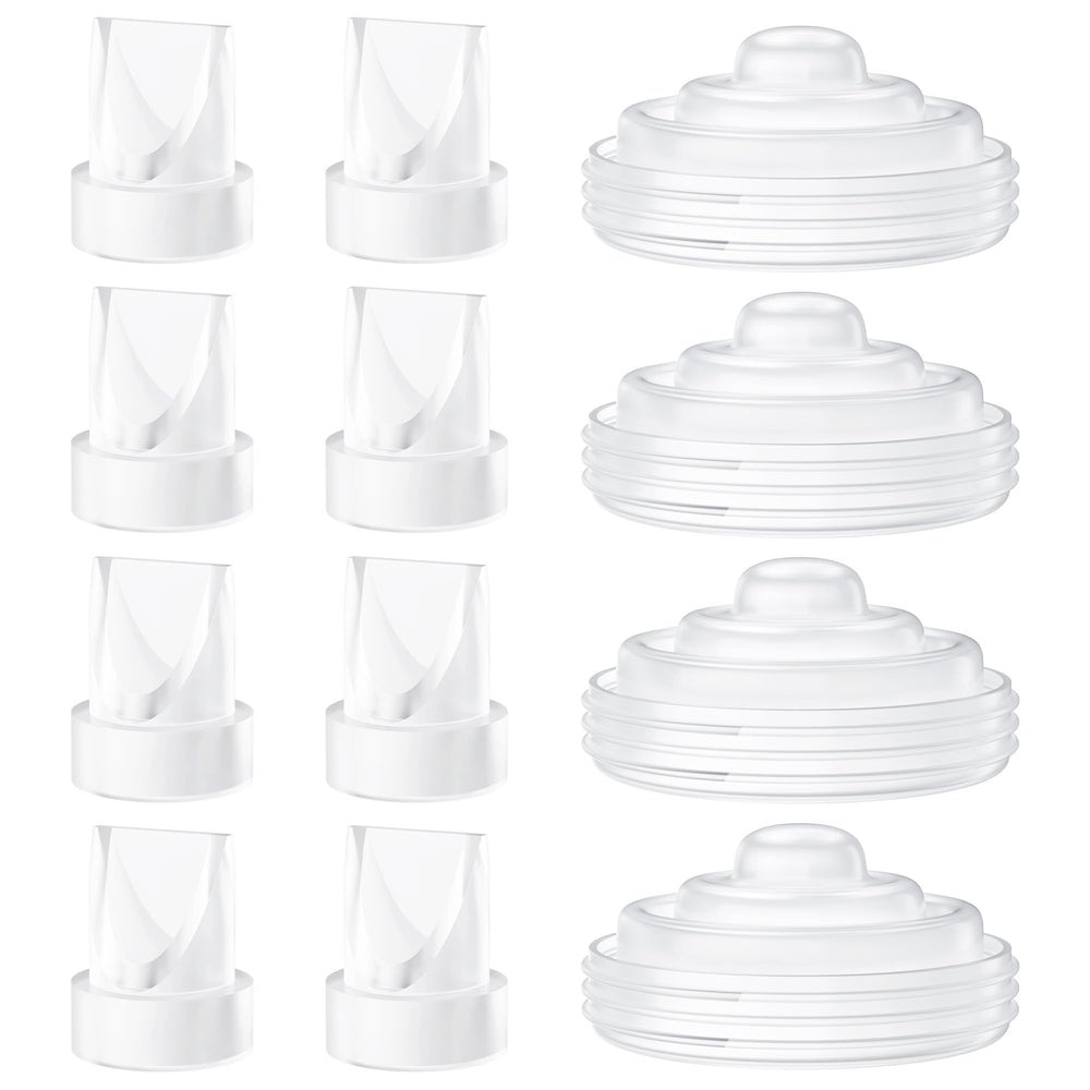 TOVVILD 12-pack pump parts with duckbill valves for reliable suction.