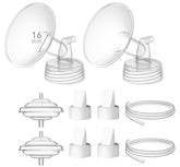 TOVVILD 16mm flange set overview for convenient at-home pumping.