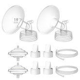 TOVVILD 19mm flange set packaging, convenient replacement parts for at-home pumping.