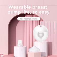 TOVVILD duckbill valves for Momcozy M5 close-up showing soft silicone for safe pumping