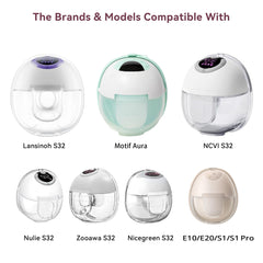 TOVVILD eufy S1 Pro compatible duckbill valves illustrating precise fit for uninterrupted pumping