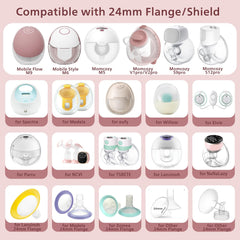TOVVILD compatibility chart image shows broad device compatibility for various breast pumps