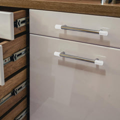 TOYANDONA baby-proof cabinet guards on drawer demonstrate easy access with added safety.