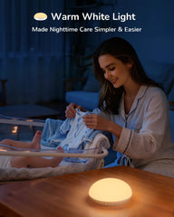TOZING baby night light offers ultra long battery life for all night use.