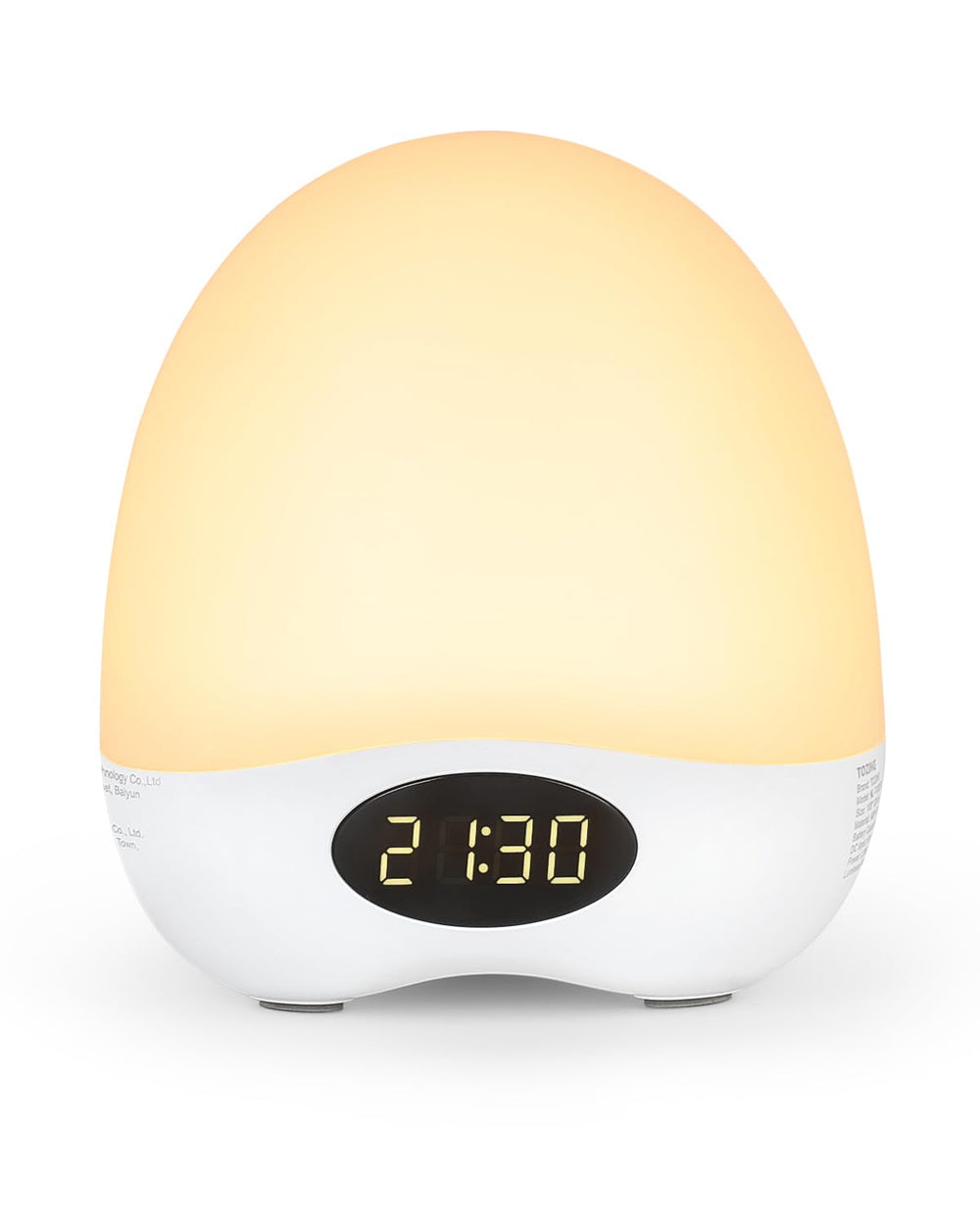 TOZING egg light top touch control for easy one-handed adjustments during late-night feeds