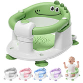 TPN Baby Bath Seat green front view shows compact, easy-to-position bath helper.