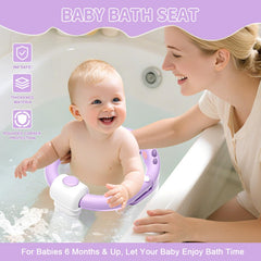 TPN baby bath seat open design enables quick setup and easy transitions