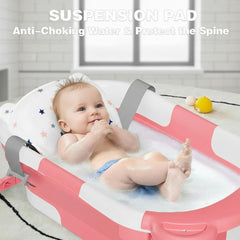 TPN Collapsible Baby Bathtub open for quick setup and everyday use.