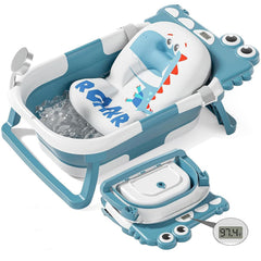 TPN collapsible baby bathtub folded compact for space-saving storage