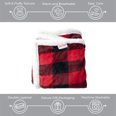 TrailCrest plush throw blanket perfect for naps on the couch during storytime.