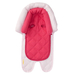 Travel Bug GoldBug head support with newborn insert for growing comfort.