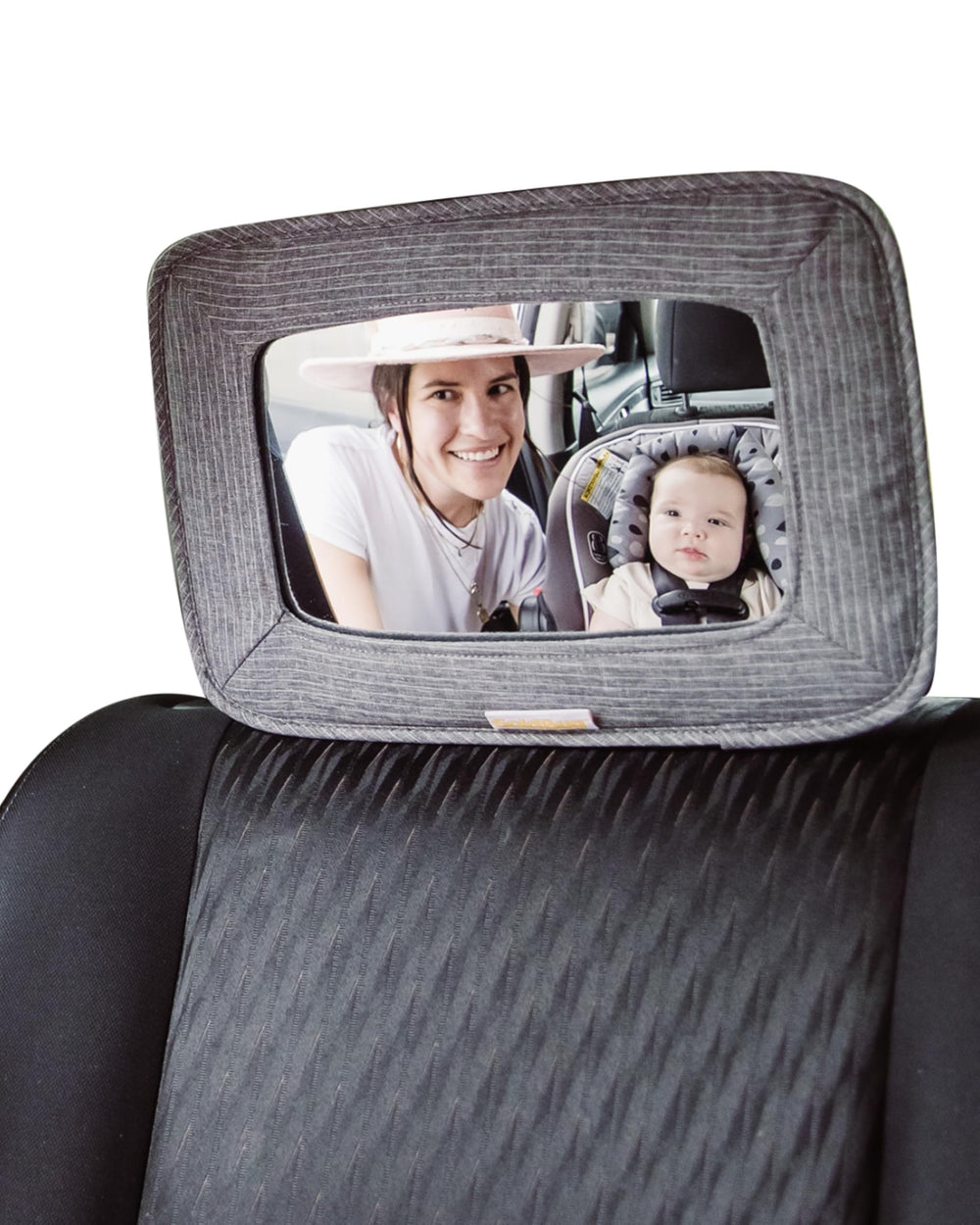 Travel Bug GoldBug soft-sided mirror rear view for easy baby monitoring during drives