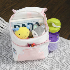 Travel Bug removable tether 37-inch extends reach for independent exploration.