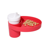 Travel Tray Oval USA Made extends a cup holder for easy travel drinks