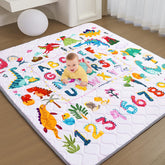 TreeBud Baby Play Mat full view with spacious surface for safe crawling.