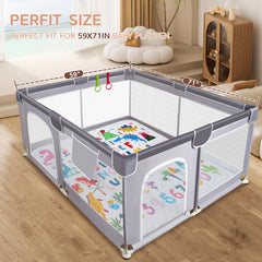 TreeBud Play Mat dinosaur pattern highlights early learning through play.