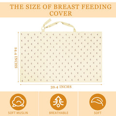 Treela nursing cover demonstrates adjustable neck strap for visibility.